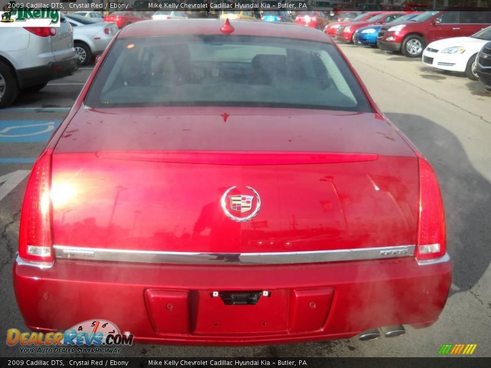 2009 Cadillac DTS Crystal Red / Ebony Photo #4