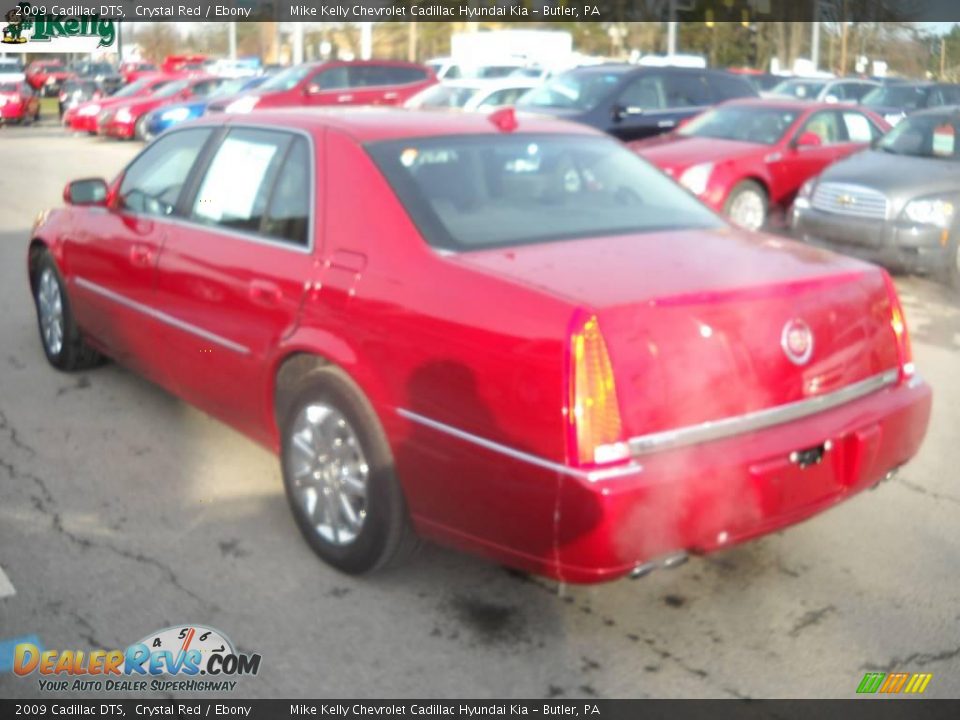 2009 Cadillac DTS Crystal Red / Ebony Photo #5