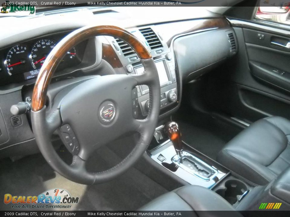 2009 Cadillac DTS Crystal Red / Ebony Photo #8