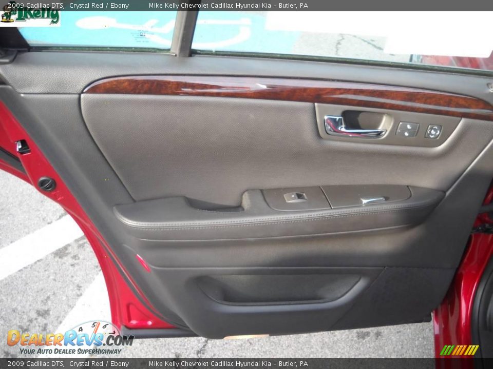 2009 Cadillac DTS Crystal Red / Ebony Photo #11