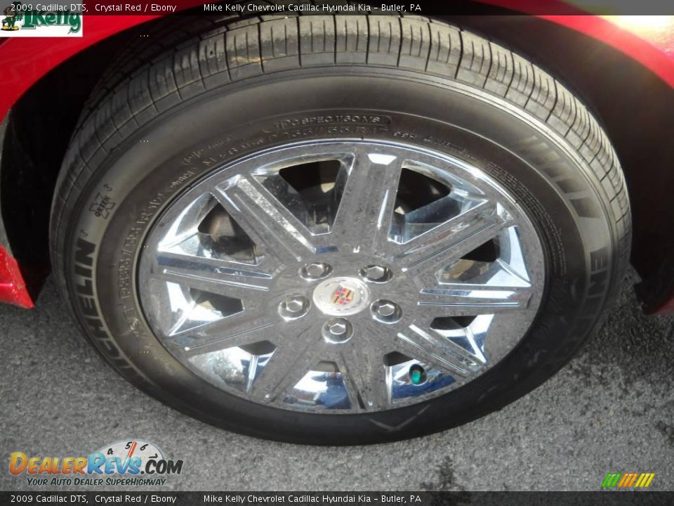 2009 Cadillac DTS Crystal Red / Ebony Photo #14