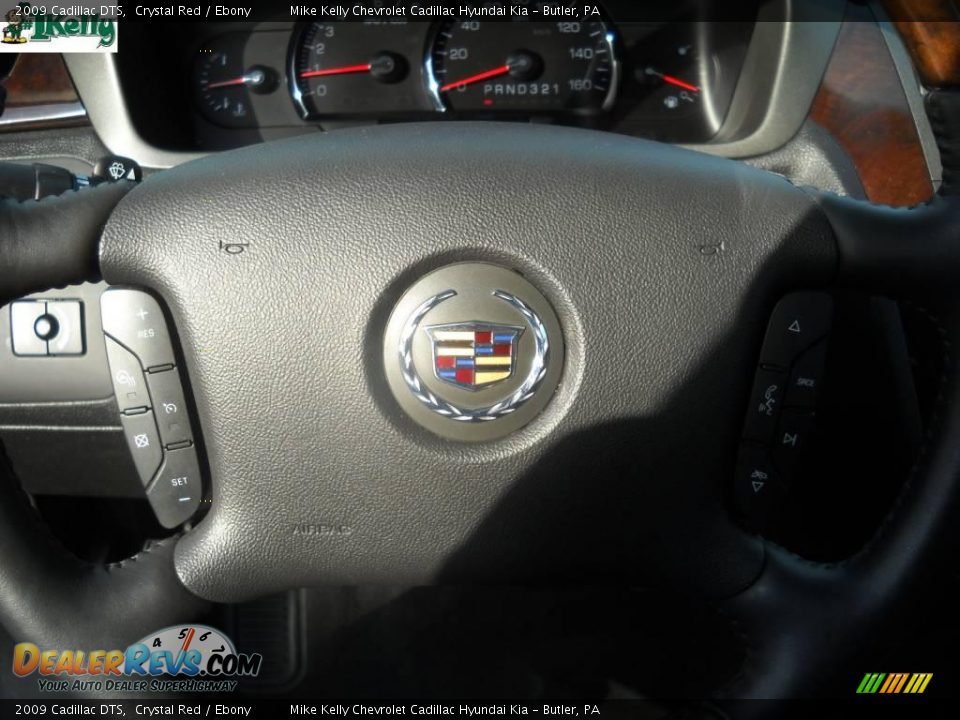 2009 Cadillac DTS Crystal Red / Ebony Photo #19