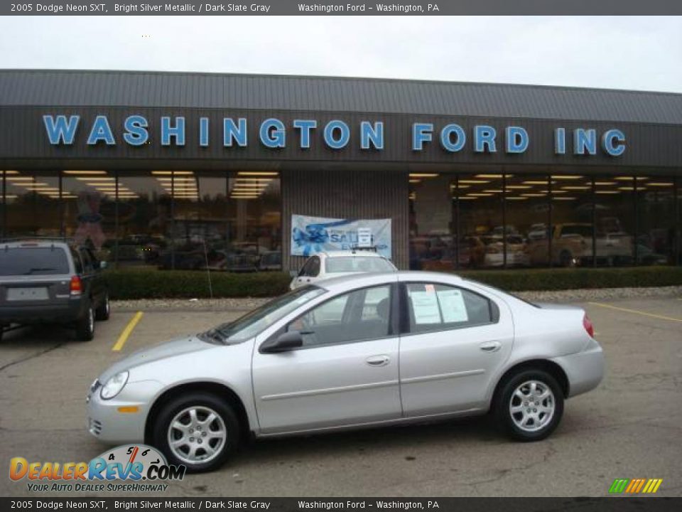 2005 Dodge Neon SXT Bright Silver Metallic / Dark Slate Gray Photo #1