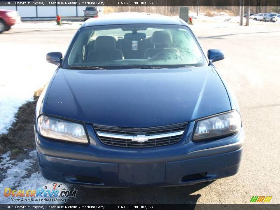 2005 Chevrolet Impala Laser Blue Metallic / Medium Gray Photo #3