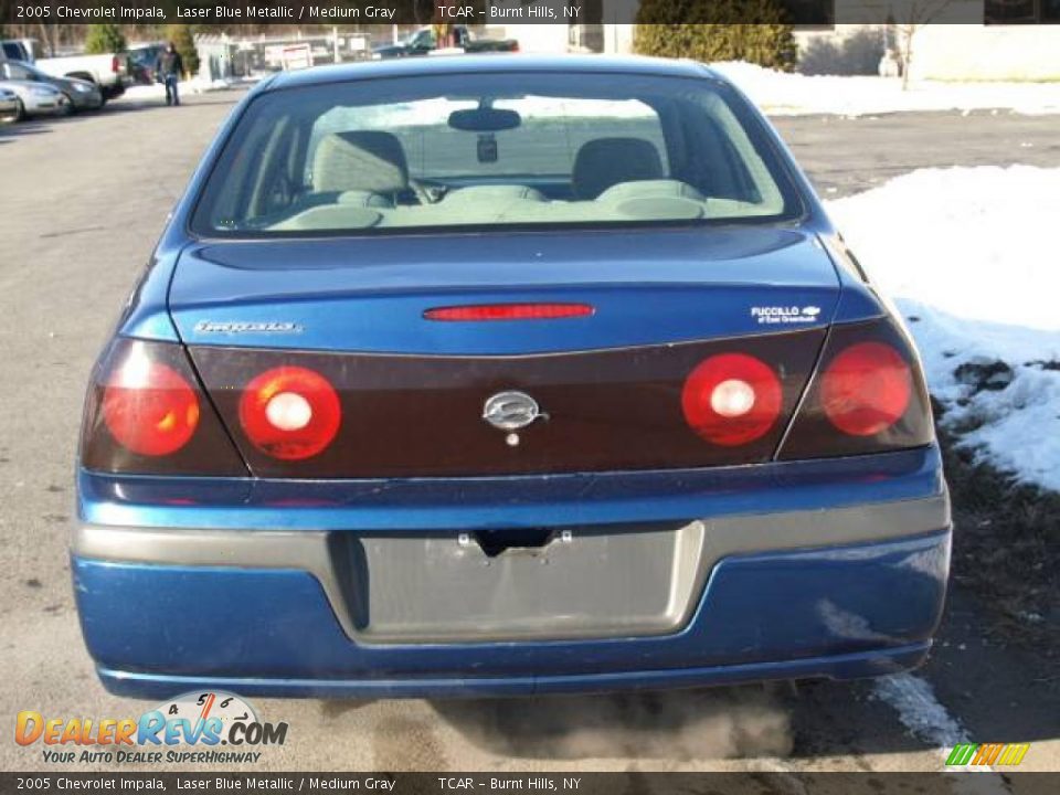 2005 Chevrolet Impala Laser Blue Metallic / Medium Gray Photo #5