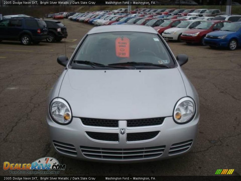 2005 Dodge Neon SXT Bright Silver Metallic / Dark Slate Gray Photo #10