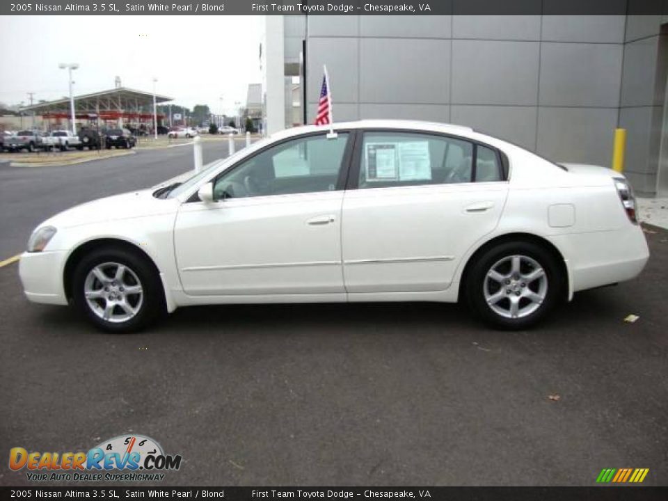 2005 Nissan altima sl white #4