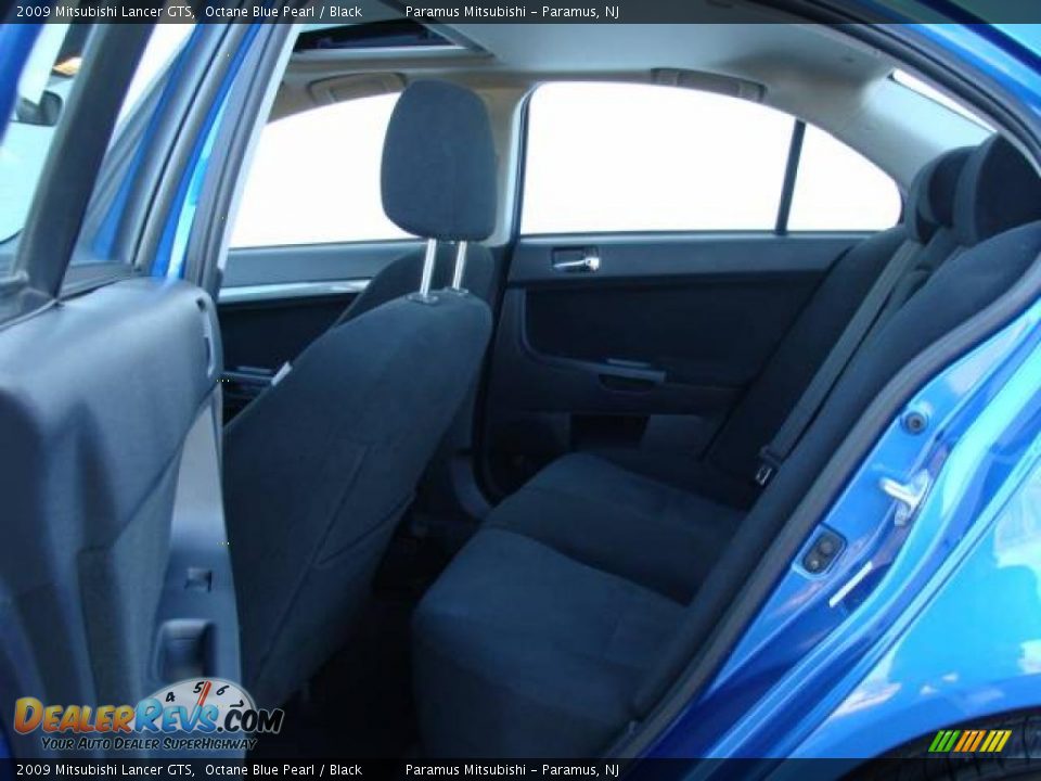 2009 Mitsubishi Lancer GTS Octane Blue Pearl / Black Photo #7