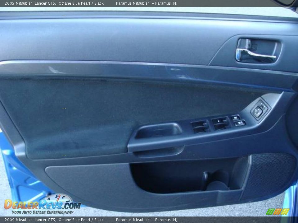 2009 Mitsubishi Lancer GTS Octane Blue Pearl / Black Photo #8