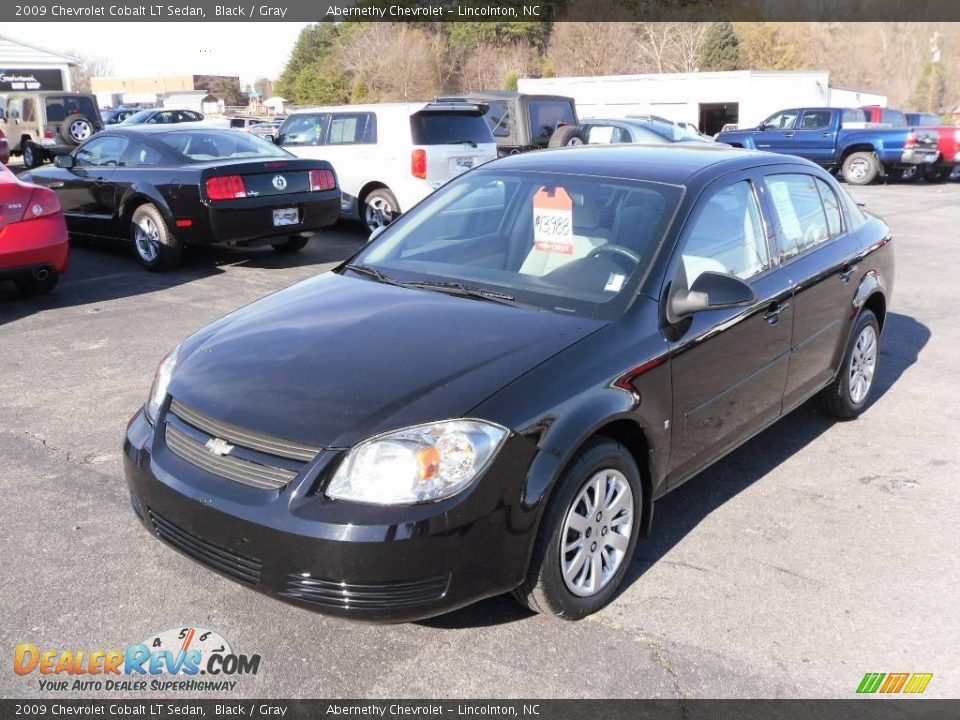 2009 Chevrolet Cobalt LT Sedan Black / Gray Photo #1