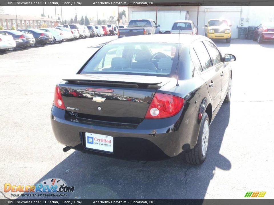 2009 Chevrolet Cobalt LT Sedan Black / Gray Photo #3