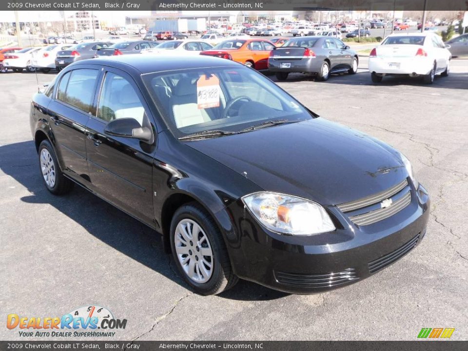 2009 Chevrolet Cobalt LT Sedan Black / Gray Photo #4
