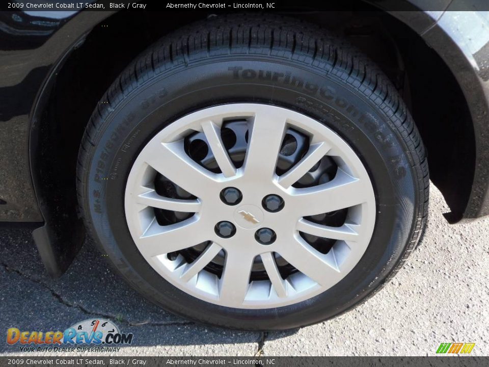 2009 Chevrolet Cobalt LT Sedan Black / Gray Photo #16
