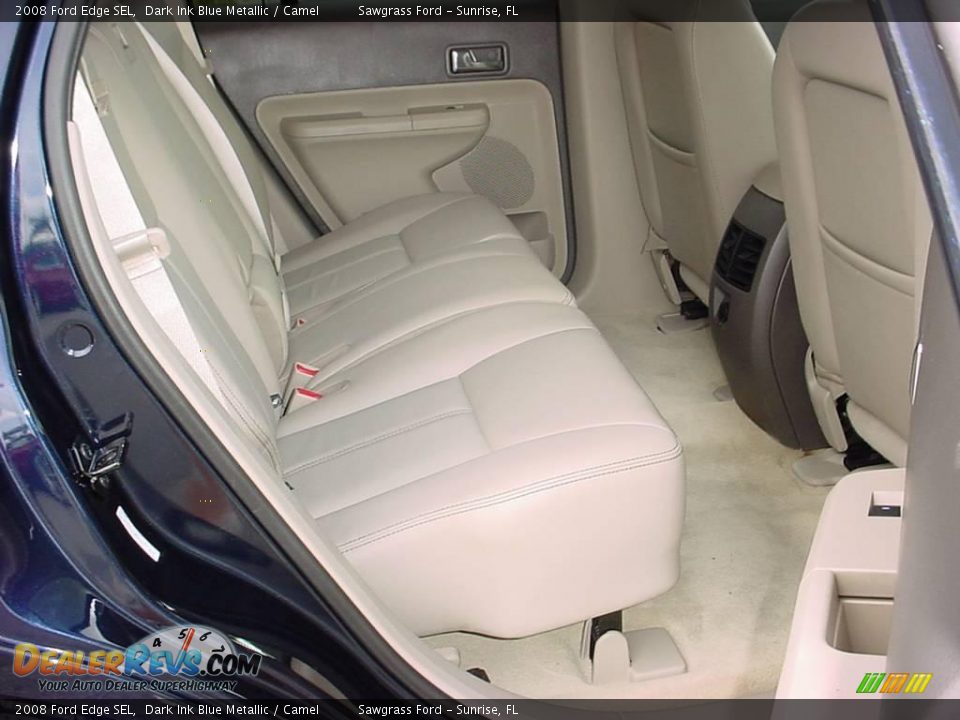 2008 Ford Edge SEL Dark Ink Blue Metallic / Camel Photo #13