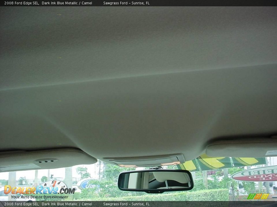 2008 Ford Edge SEL Dark Ink Blue Metallic / Camel Photo #14