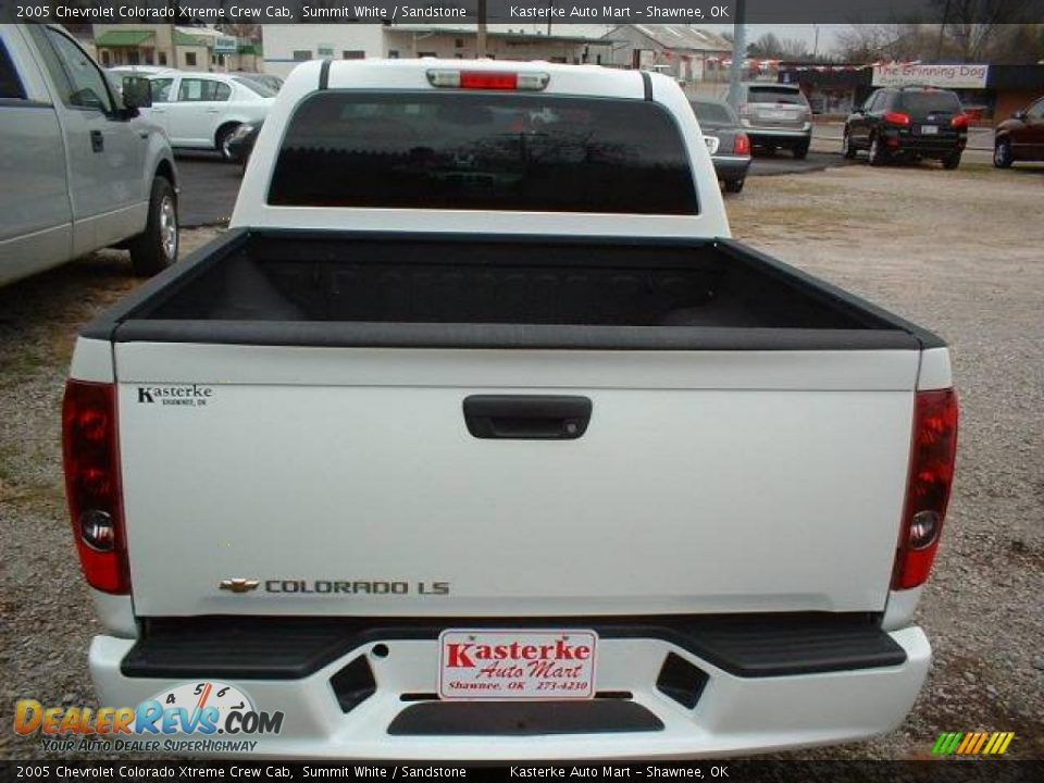 2005 Chevrolet Colorado Xtreme Crew Cab Summit White / Sandstone Photo #6