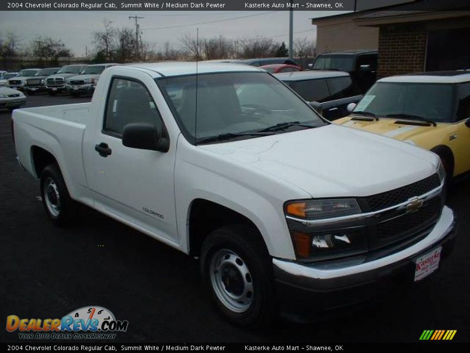 2004 Chevrolet Colorado Regular Cab Summit White / Medium Dark Pewter Photo #1