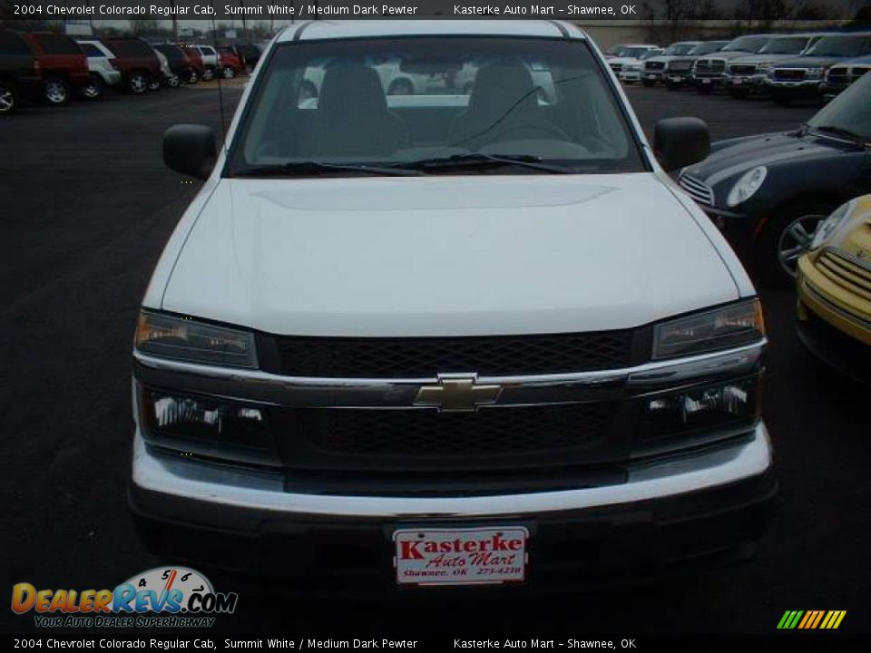2004 Chevrolet Colorado Regular Cab Summit White / Medium Dark Pewter Photo #2