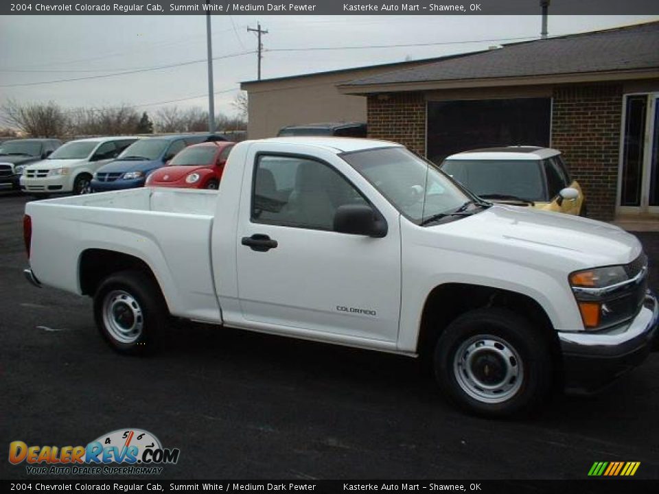 2004 Chevrolet Colorado Regular Cab Summit White / Medium Dark Pewter Photo #3