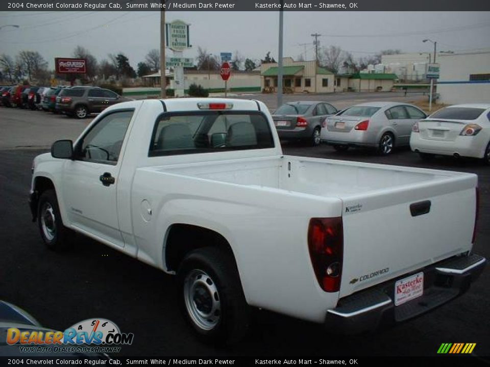 2004 Chevrolet Colorado Regular Cab Summit White / Medium Dark Pewter Photo #4