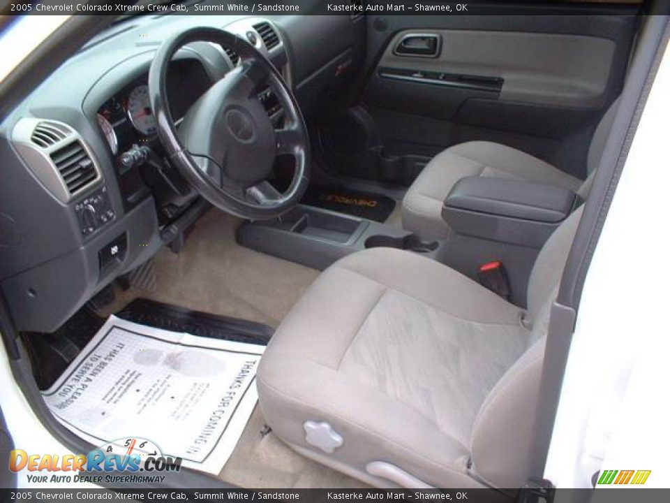 2005 Chevrolet Colorado Xtreme Crew Cab Summit White / Sandstone Photo #10