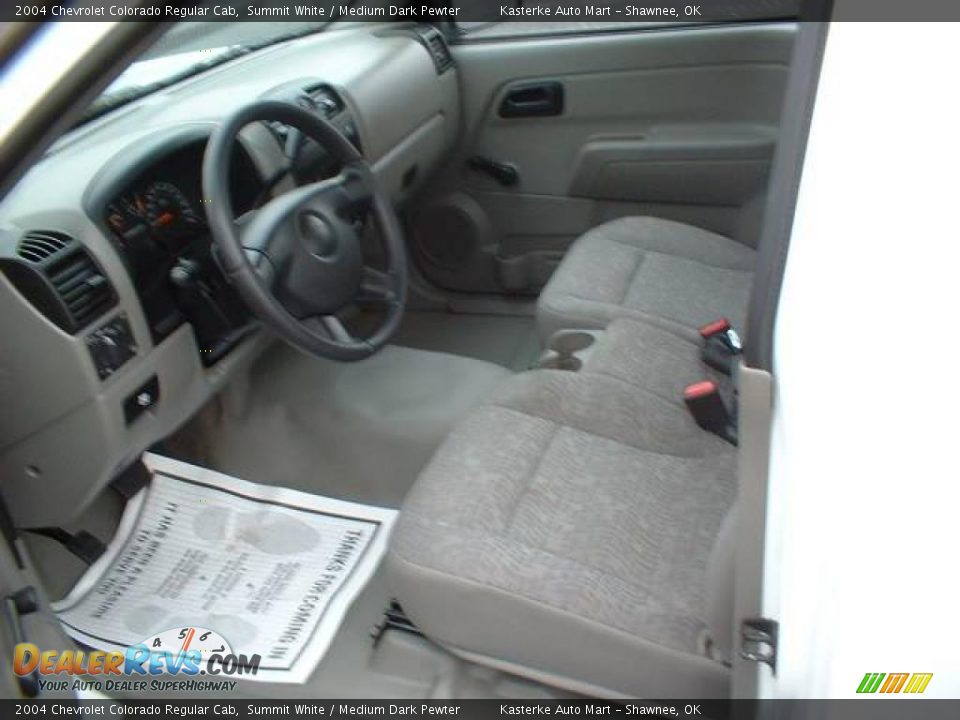 2004 Chevrolet Colorado Regular Cab Summit White / Medium Dark Pewter Photo #7