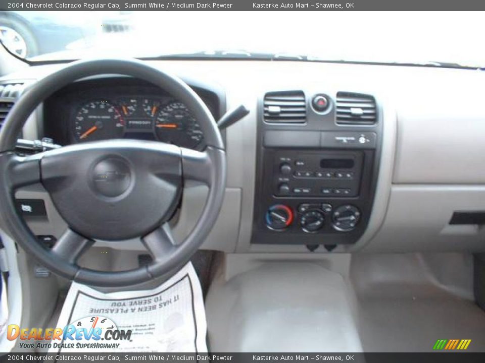 2004 Chevrolet Colorado Regular Cab Summit White / Medium Dark Pewter Photo #9