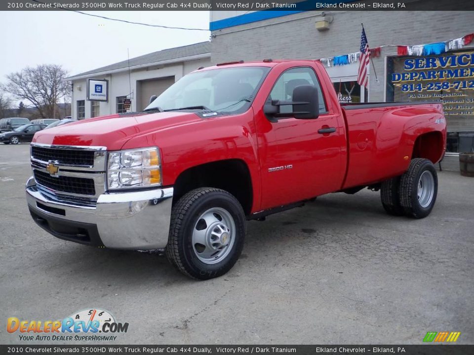 2010 Chevrolet Silverado 3500HD Work Truck Regular Cab 4x4 Dually