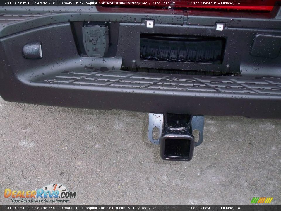 2010 Chevrolet Silverado 3500HD Work Truck Regular Cab 4x4 Dually Victory Red / Dark Titanium Photo #15