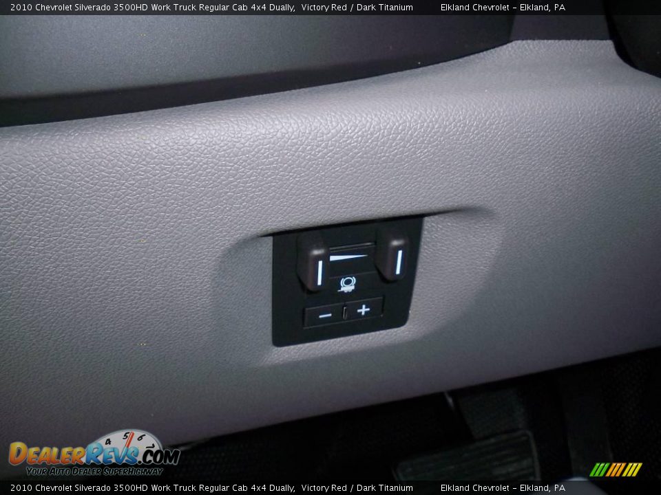 2010 Chevrolet Silverado 3500HD Work Truck Regular Cab 4x4 Dually Victory Red / Dark Titanium Photo #25
