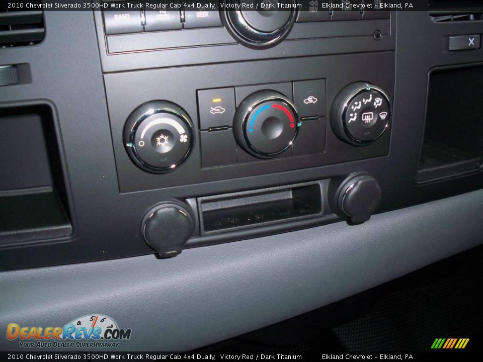 2010 Chevrolet Silverado 3500HD Work Truck Regular Cab 4x4 Dually Victory Red / Dark Titanium Photo #28