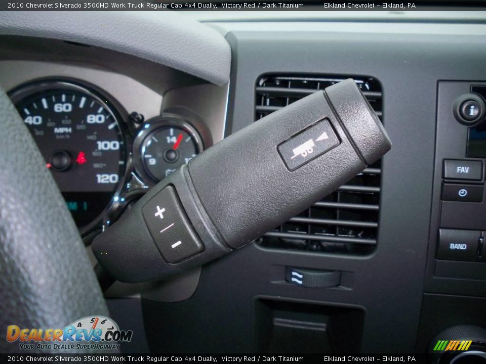 2010 Chevrolet Silverado 3500HD Work Truck Regular Cab 4x4 Dually Victory Red / Dark Titanium Photo #30