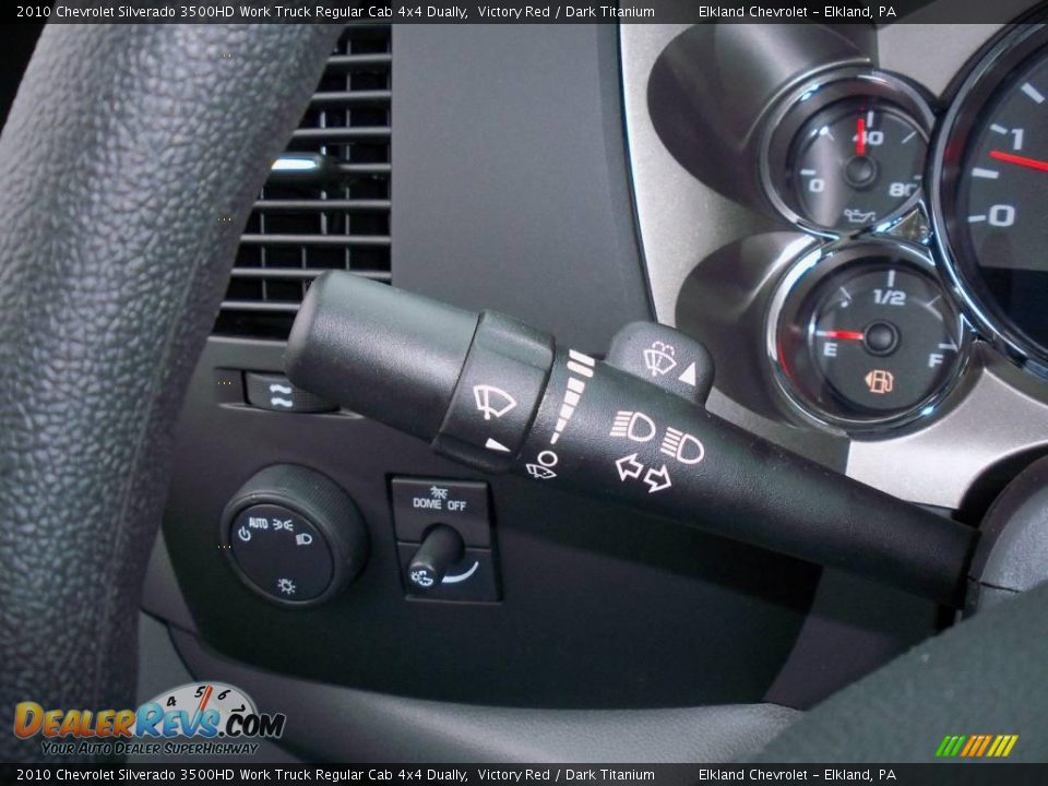 2010 Chevrolet Silverado 3500HD Work Truck Regular Cab 4x4 Dually Victory Red / Dark Titanium Photo #34