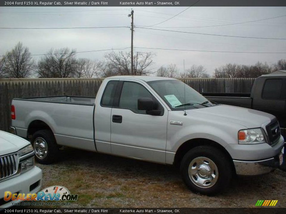 2004 Ford F150 XL Regular Cab Silver Metallic / Dark Flint Photo #3