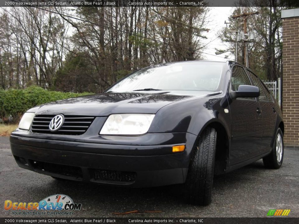 2000 Volkswagen Jetta GLS Sedan Atlantic Blue Pearl / Black Photo #4