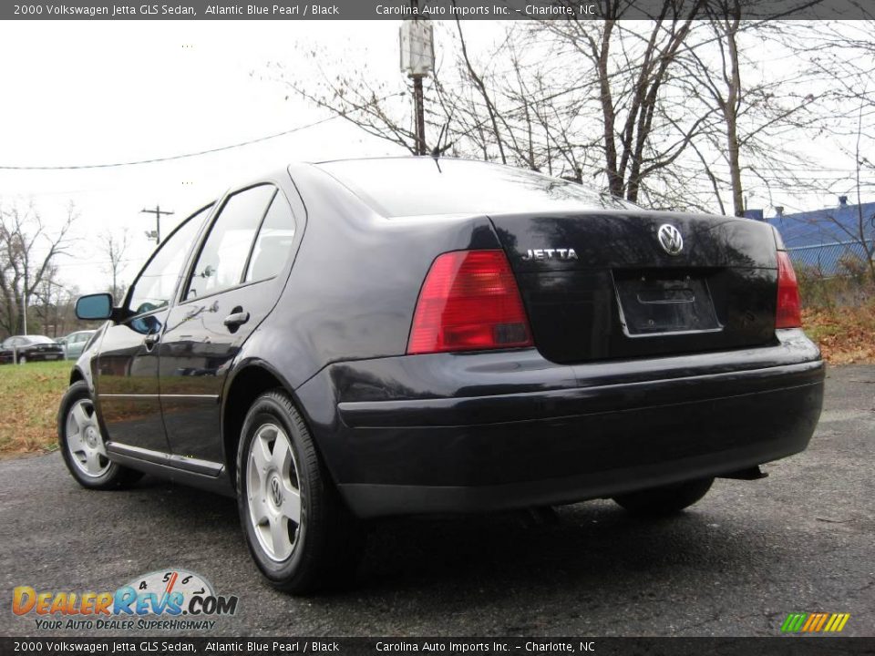 2000 Volkswagen Jetta GLS Sedan Atlantic Blue Pearl / Black Photo #6