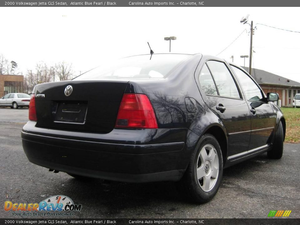 2000 Volkswagen Jetta GLS Sedan Atlantic Blue Pearl / Black Photo #8