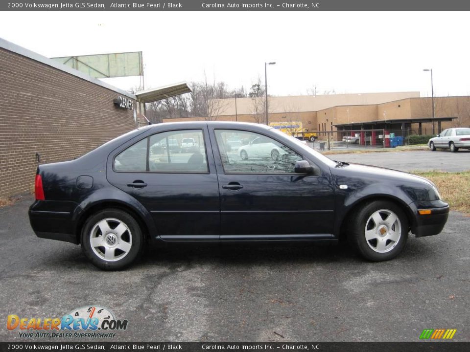 2000 Volkswagen Jetta GLS Sedan Atlantic Blue Pearl / Black Photo #9