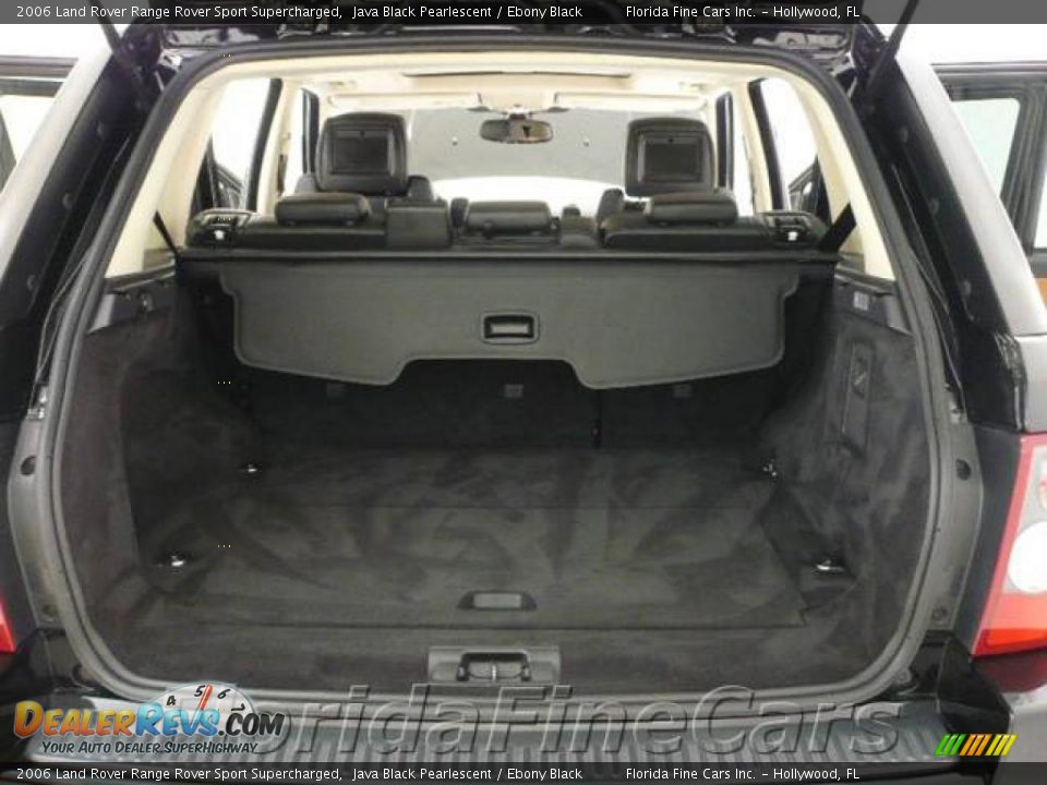 2006 Land Rover Range Rover Sport Supercharged Java Black Pearlescent / Ebony Black Photo #10