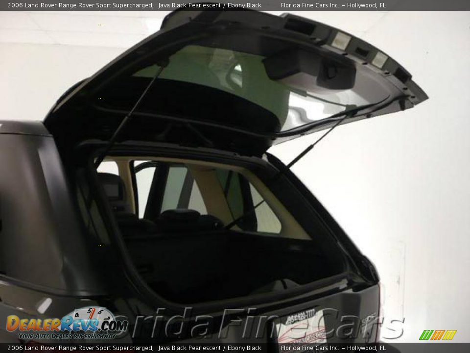 2006 Land Rover Range Rover Sport Supercharged Java Black Pearlescent / Ebony Black Photo #11