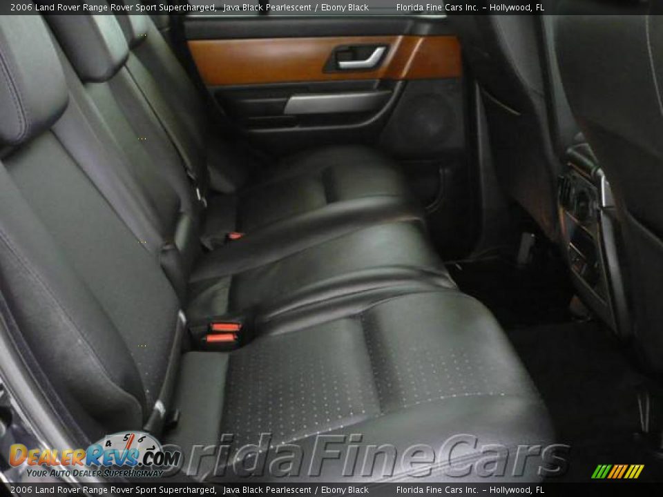 2006 Land Rover Range Rover Sport Supercharged Java Black Pearlescent / Ebony Black Photo #15