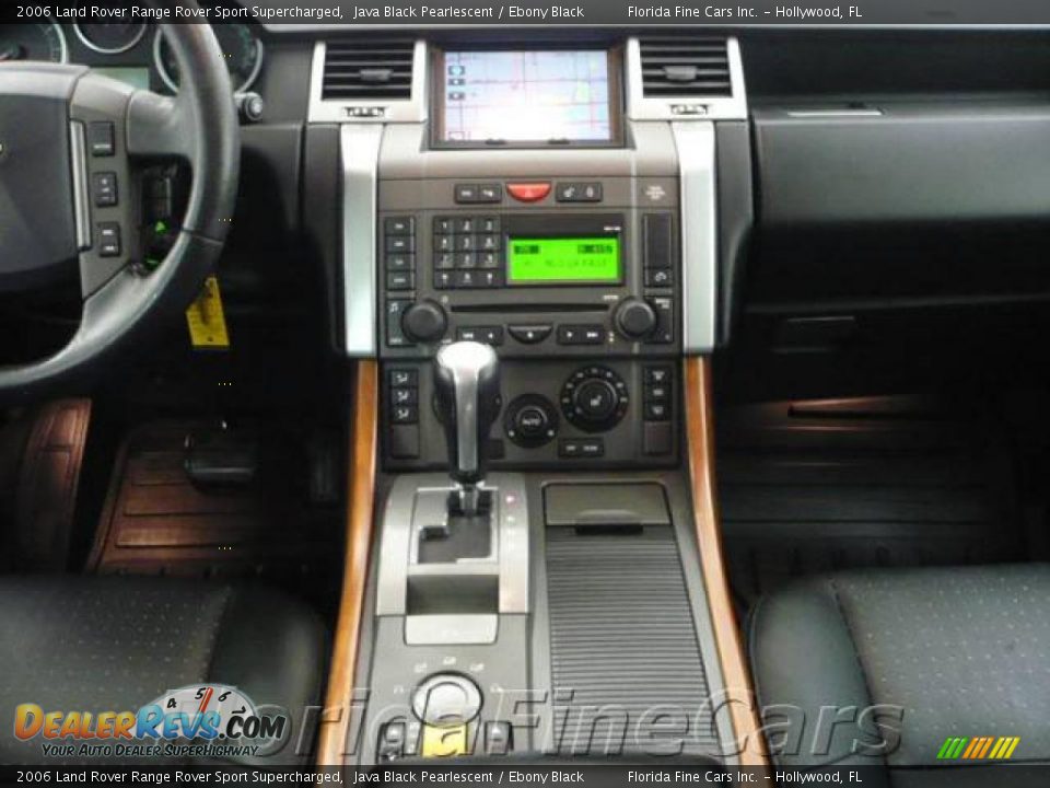 2006 Land Rover Range Rover Sport Supercharged Java Black Pearlescent / Ebony Black Photo #18