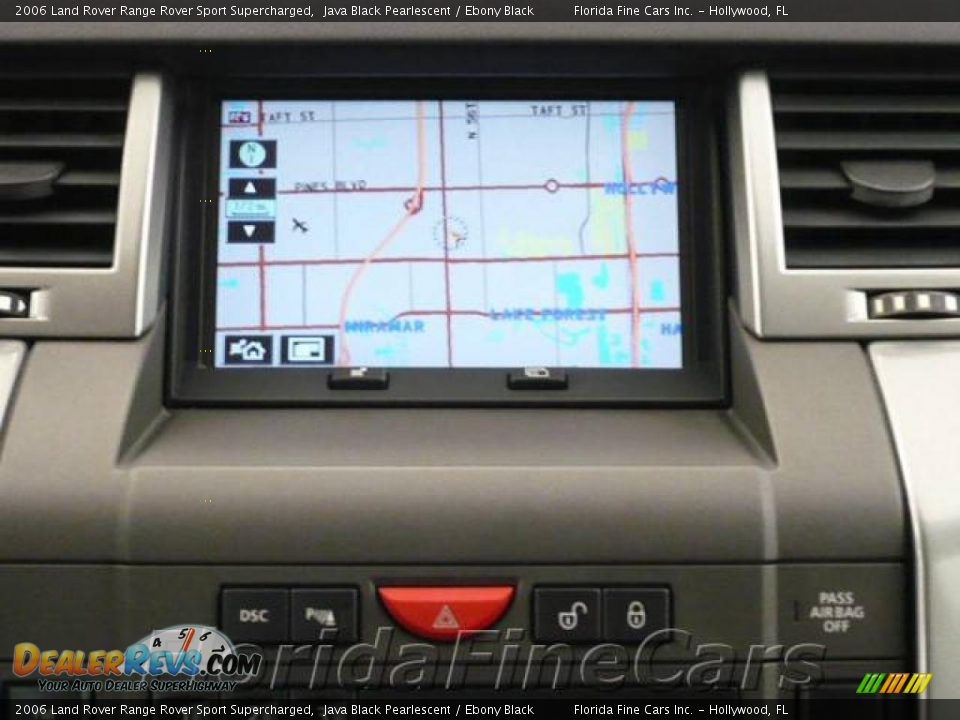 2006 Land Rover Range Rover Sport Supercharged Java Black Pearlescent / Ebony Black Photo #20
