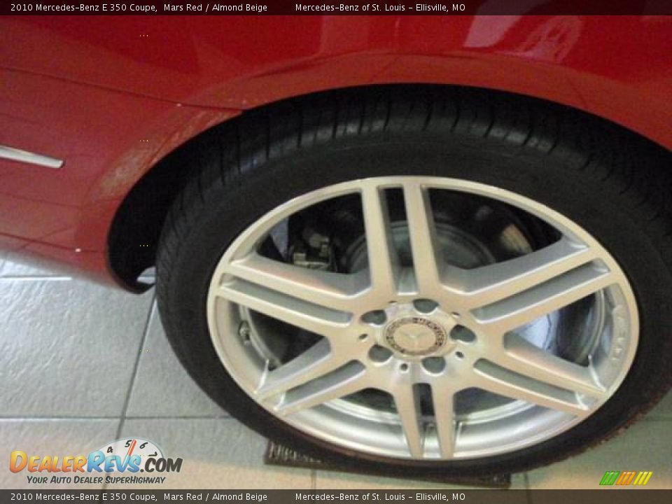 2010 Mercedes-Benz E 350 Coupe Mars Red / Almond Beige Photo #19
