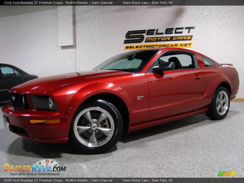 2006 Ford Mustang GT Premium Coupe Redfire Metallic / Dark Charcoal Photo #1