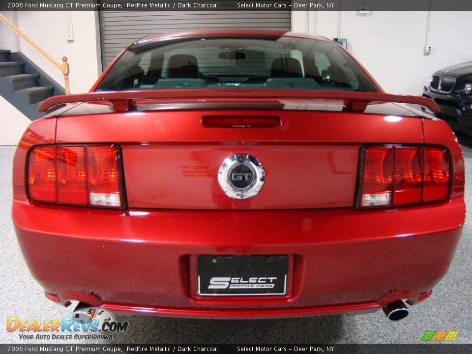 2006 Ford Mustang GT Premium Coupe Redfire Metallic / Dark Charcoal Photo #5