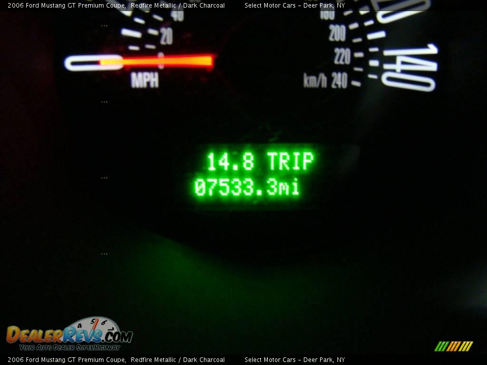 2006 Ford Mustang GT Premium Coupe Redfire Metallic / Dark Charcoal Photo #14