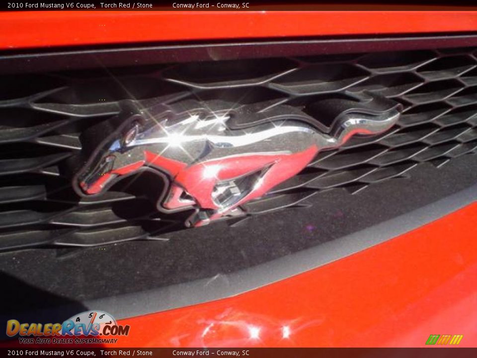 2010 Ford Mustang V6 Coupe Torch Red / Stone Photo #14