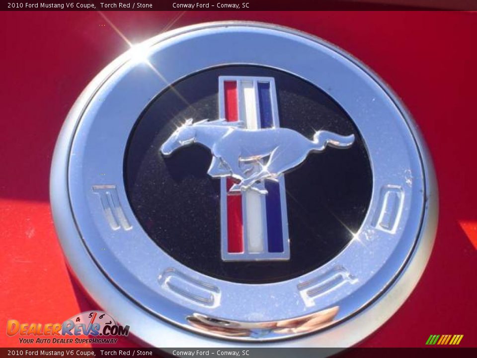 2010 Ford Mustang V6 Coupe Torch Red / Stone Photo #15