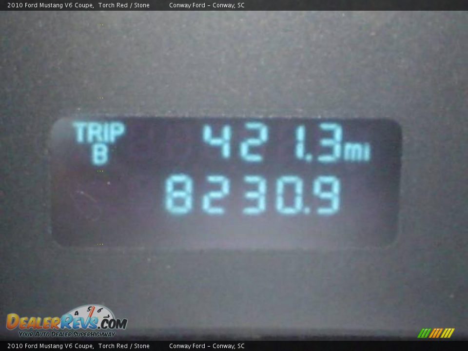 2010 Ford Mustang V6 Coupe Torch Red / Stone Photo #25